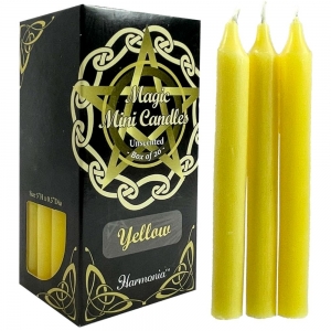 Magic Mini Candle Unscented -Yellow (20Pk)